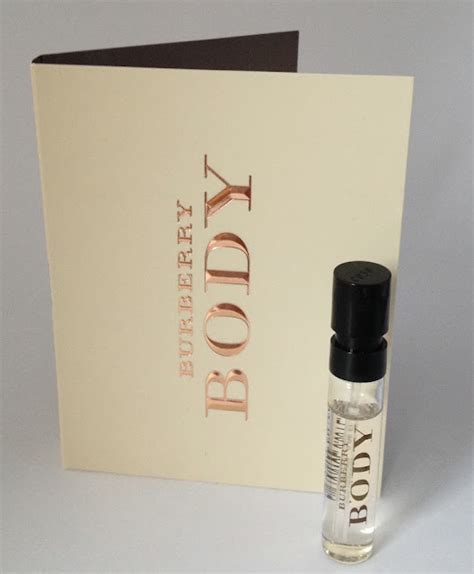 burberry my body perfume|free burberry body perfume samples.